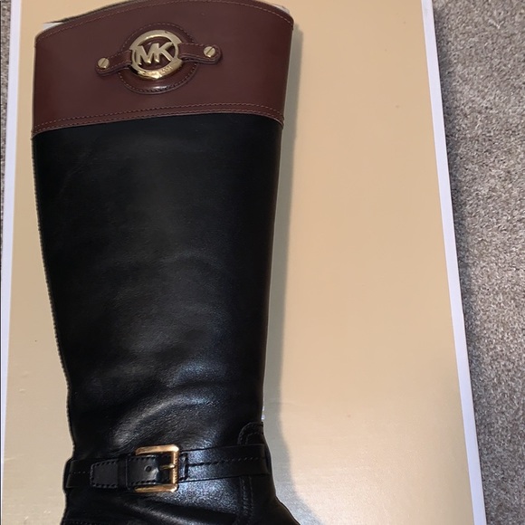Michael Kors Stockard Leather boot black & brown - Picture 10 of 10